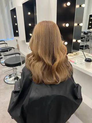 ロング しゅういち/赤み消し カラー特化のヘアスタイル