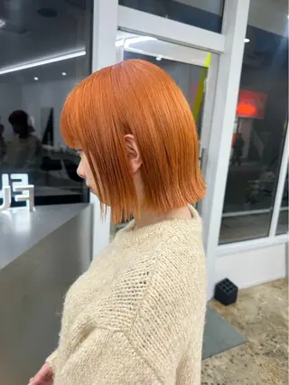 ショート ブリーチ/Wカラー✨ ベージュ/平良 颯寿のヘアスタイル