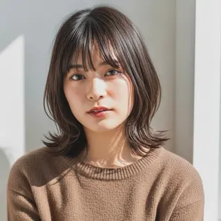 ミディアム カラー パーマ ヘアアレンジ La Pace 【ラパーチェ】のヘアスタイル