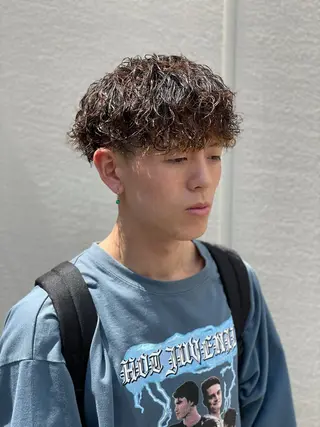 メンズ 島本 燎のヘアスタイル