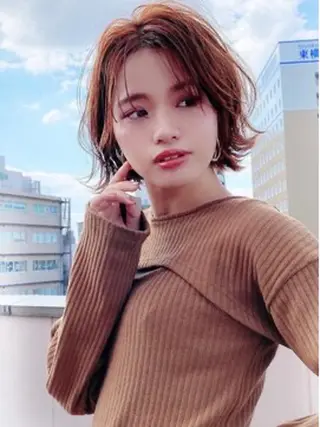 ショート パーマ ✖️リーアキト LEEAKITO✖️のヘアスタイル