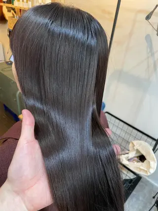 ロング カラー SUN GLOW  サングロウ所属・水素トリートメント／ 髪質改善/ナカノメのヘアスタイル