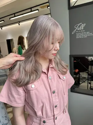 ミディアム カラー JILL/鶴岡 和幸/天神のヘアスタイル