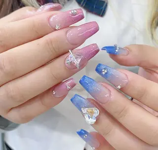 ネイル By moonネイル 🌷ワンホン/韓国風のネイルデザイン