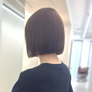 ショート Misaki /ボブ/縮毛矯正のヘアスタイル