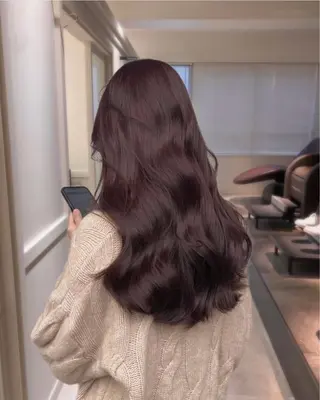 ロング カラー 柔らかbeige モトキのヘアスタイル