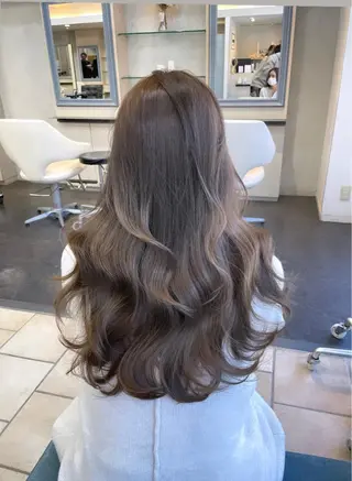 ロング 韓国ヘア🤍🇰🇷 ‪🫶🏻吉満のヘアスタイル