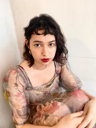 ショート ハイトーンカラー🍑 心斎橋のヘアスタイル