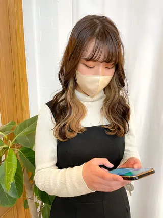 ロング COMILE 🌼 SUZUKAのヘアスタイル