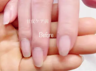 ネイル 北浦和 自爪育成ケアのネイルデザイン