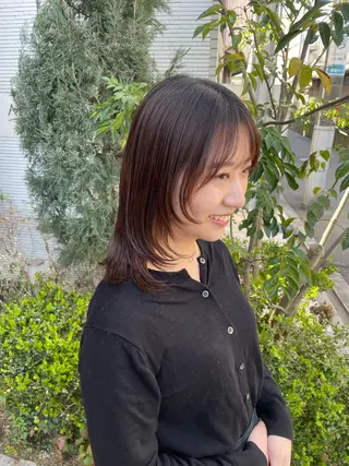 セミロング 亀川蓮 Agu hairのヘアスタイル