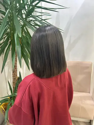 カラー グレージュ┆うる艶 ┆ゆうはのヘアスタイル