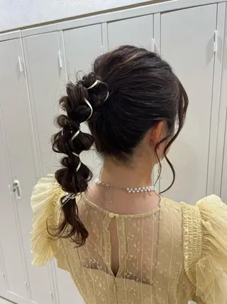 セミロング mina .のヘアスタイル