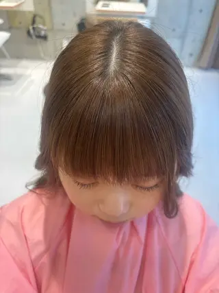 セミロング nagi所属・透明感／髪質改善 ／ りかのヘアスタイル