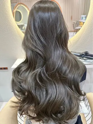 セミロング 🩵縮毛矯正・ボブ 岩原朋也🩵のヘアスタイル