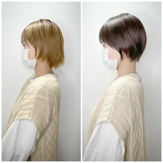 ショート シンプル+αな デザインを 松崎陸のヘアスタイル