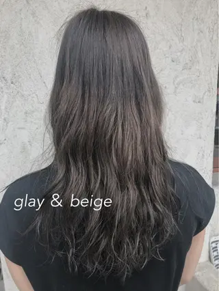 セミロング カラー merc. 福田茜のヘアスタイル