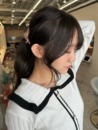 ロング 新宿/韓国レイヤー/ 髪質改善/佐藤航のヘアスタイル