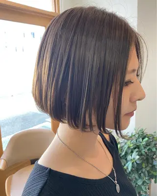 ショート カラー パーマ OVER→三軒茶屋 /縮毛矯正・髪質改善のヘアスタイル