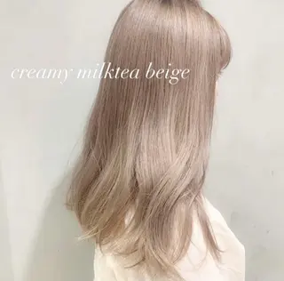 ロング カラー ワンホン/韓国ヘア 🤍amiのヘアスタイル