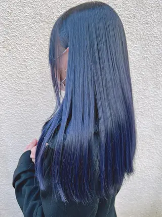 ロング カラー sava所属・🌈ケアブリーチ🌈 おぐまなつきのヘアスタイル