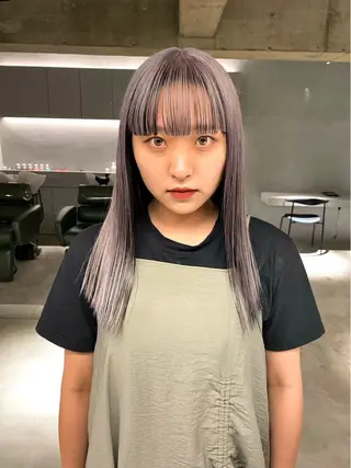 ロング 中村 衣里のヘアスタイル