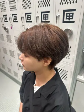 ショート カラー 当日予約⭕️ fifth渋谷太田のヘアスタイル