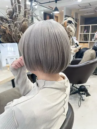 ショート 地毛風縮毛矯正 / ショート🫧ひらやまのヘアスタイル