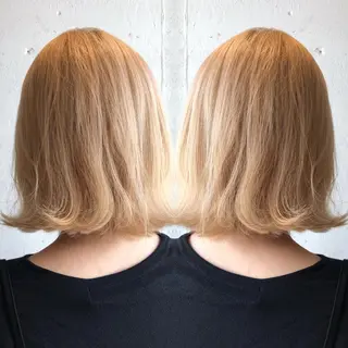 ミディアム あらき ちさとのヘアスタイル