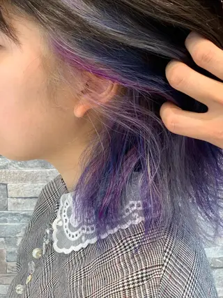 ミディアム カラー カラーと言ったら SAWARAのヘアスタイル