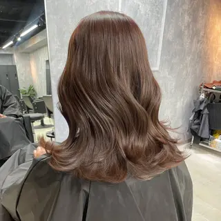 ミディアム カラー 宮城 ほのかのヘアスタイル