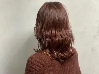 ミディアム カラー MIKOTO/マンツ ーマン/髪質改善🤎のヘアスタイル