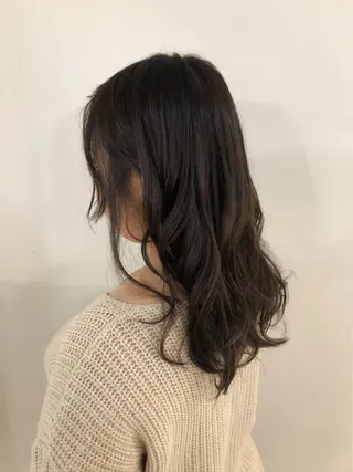 ロング カラー パーマ メンズ ネイル マツエク・マツパ 🤍中野 レオ🤍のヘアスタイル