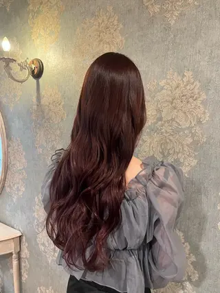 ロング カラー 京橋美容室🌟 亀井寿葵のヘアスタイル