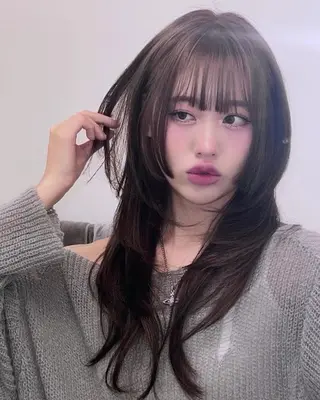 セミロング カラー 💕トレンドうる艶髪 💕TUNE銀座のヘアスタイル