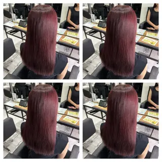 セミロング カラー ヘアアレンジ 🎀推し活ヘアー🎀 Yuuna🐰💖のヘアスタイル