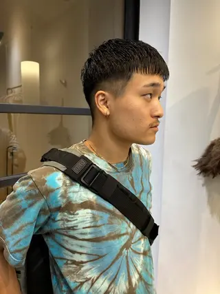 メンズ sho メンズカット パーマのヘアスタイル