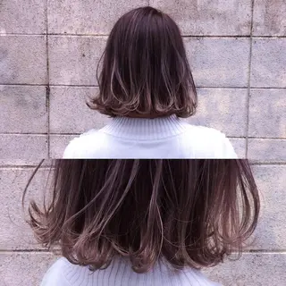 ショート ミディアム カラー 堀江/心斎橋/西大橋 四ツ橋【Vers】のヘアスタイル