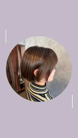 ショート 白髪ケア  BAUM まやのヘアスタイル