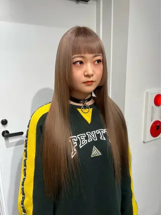 セミロング カラー HARU//原宿🤍 リピート率NO.1のヘアスタイル