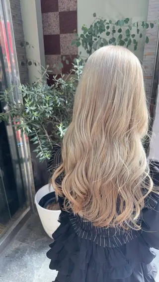 ロング カラー EARTH 山﨑龍馬のヘアスタイル