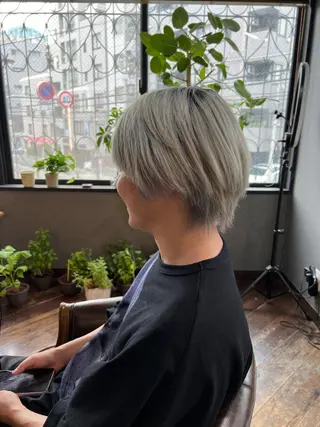 ショート カラー ヘアアレンジ メンズ ✨前田 優・2拠点✨ ✨恵比寿・札幌店✨のヘアスタイル