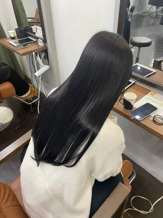 ロング カラー ヘアアレンジ 🍒ᩚ名駅/艶髪 縮毛矯正/あゆ🍒ᩚのヘアスタイル