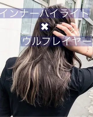 セミロング カラー ブリーチ＆カラーが 得意☀️望月宣雄☀️のヘアスタイル