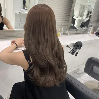 カラー 🌿赤み消しうる艶 🌿透明感カラー🌿のヘアスタイル