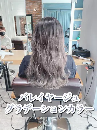 ロング カラー 艶髪カラー 渡辺岳也のヘアスタイル