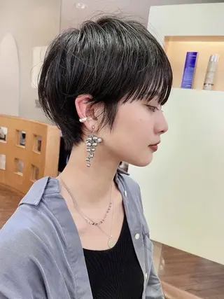 ショート Noa/似合わせ カット🤍ハイトーンのヘアスタイル
