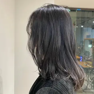 セミロング GO TODAY SHAiRE SALON 原宿Stella店所属・𓍯柔らかhair 𓍯 yukinoのヘアスタイル