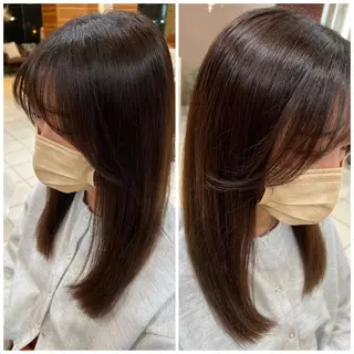 ミディアム 川崎レイヤーカット /江口真正のヘアスタイル