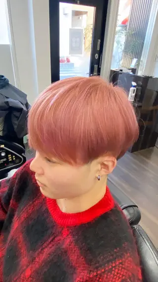 ショート カラー メンズ Hair  Salon SAITO所属・Taisei/ ブリーチモデル様募集のヘアスタイル